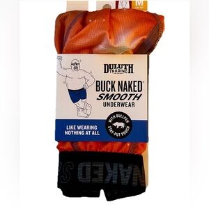 Duluth Trading ‘Buck Naked’ Boxer Briefs- Smooth, Suave Comfort Mens Sz M- NEW
